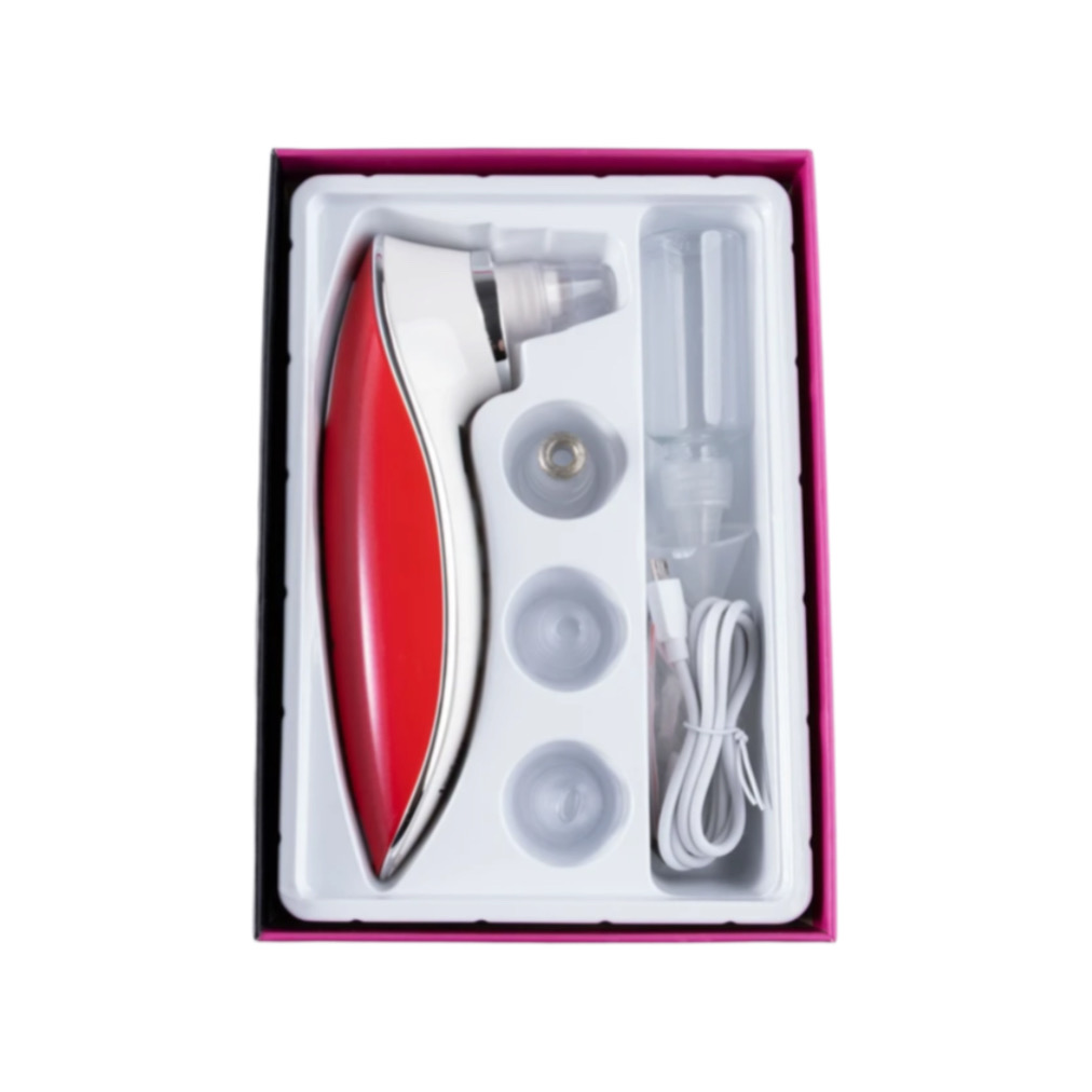 دستگاه میکرودرم خانگی و مکنده جوش‌های سرسیاه LAICHY مدل L-309 (پکیج ۵ کاره) | Electric Blackhead Remover & Cleanser ‌