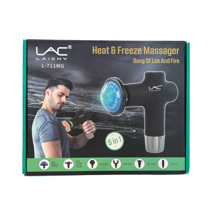 # ماساژور تفنگی حرفهای LAICHY مدل L-711MG با قابلیت سرمایشی و گرمایشی