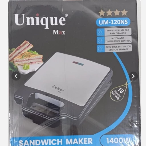 ساندویچساز ۳ کاره یونیک مکس مدل UM-130NS توان ۱۴۰۰ وات - Unique Max Sandwich Maker UM-130NS 1400W