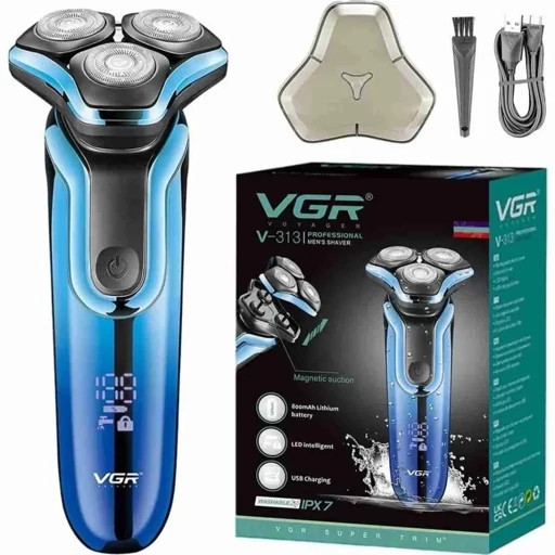 ریشتراش چرخشی حرفهای VGR مدل V-313 - Professional Men's Shaver VGR V-313