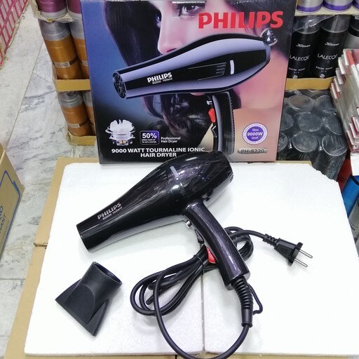 سشوار حرفهای فیلیپس (Philips) مدل PH-8220 با توان ۹۰۰۰ وات و فناوری آیونیک 