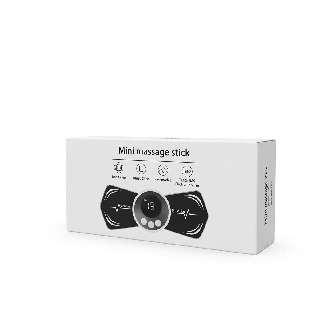 ماساژور برقی مینی استیک (Mini Massage Stick) مدل TENS/EMS دارای ۵ حالت ماساژ و نمایشگر دیجیتال ‌