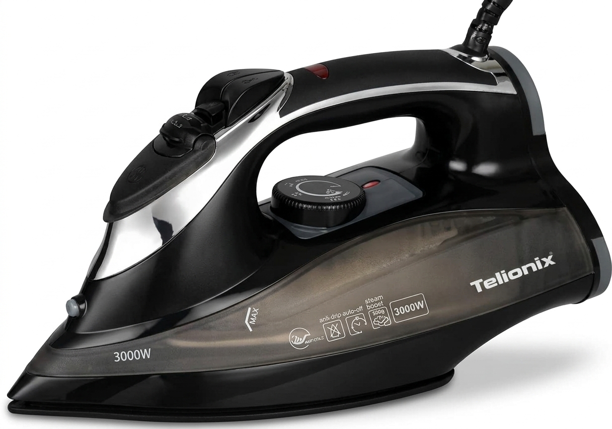 اتوی بخار سرامیکی تلیونیکس مدل TSI1101 - قدرت ۳۰۰۰ وات (Telionix Ceramic Steam Iron TSI1101) ‌