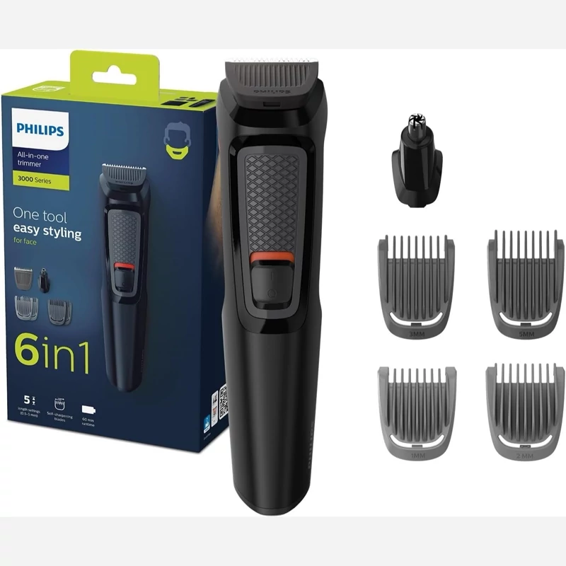 ماشین اصلاح صورت فیلیپس سری ۳۰۰۰ مدل ۶ در ۱ (Multigroom Series 3000)