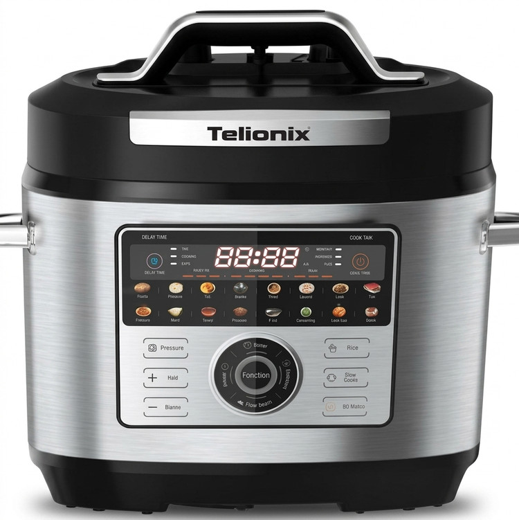 زودپز و مولتیکوکر دیجیتال ۶ لیتری تلیونیکس (Telionix Digital Pressure Cooker) مدل TPC3675 