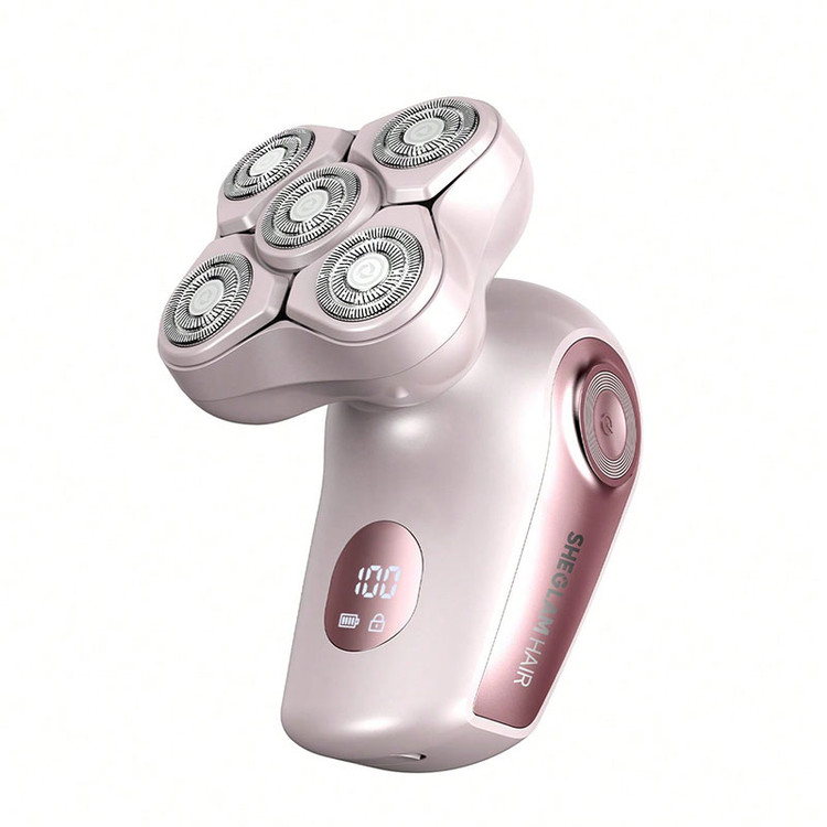 ماشین اصلاح سر و بدن ۵ تیغه دیجیتال شیگلم (SHEGLAM HAIR 5-Head Rotary Shaver) 