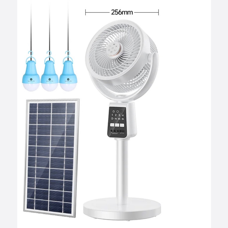 پنکه ایستاده شارژی و سولار چندکاره دیپی (DP Duration Power) مدل DP-7641 