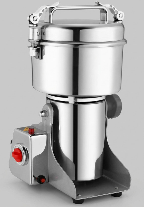 آسیاب صنعتی مکسی کالکشن مدل GRIND-500-G ظرفیت ۵۰۰ گرم توان ۱۸۰۰ وات رنگ استیل