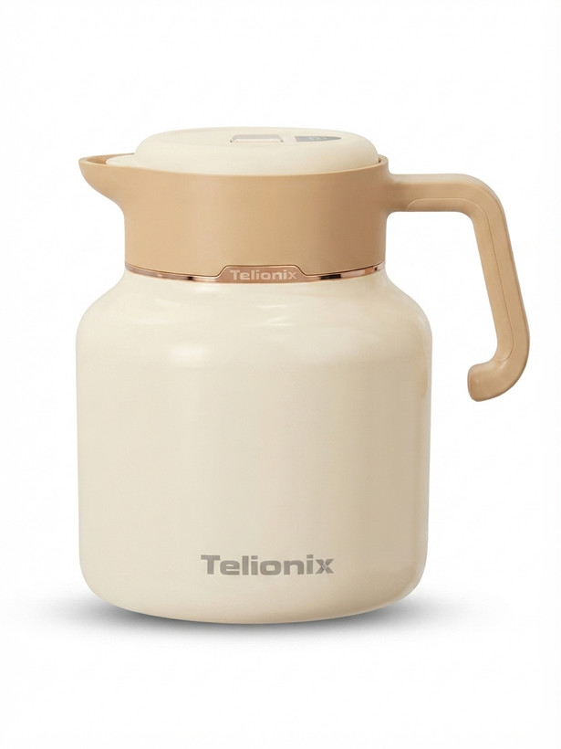 فلاسک دوجداره تلیونیکس مدل TVF3000 رنگ کرم Telionix Vacuum Flask TVF3000 Cream