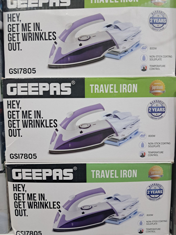 اتوی مسافرتی جیپاس (Geepas) مدل GSI7805 - همراه هوشمند شما در سفر