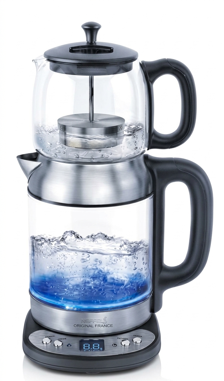 دستگاه چای‌ساز و قهوه‌ساز برقی ایفل (EIFFEL France) مدل MAX-2079 ‌