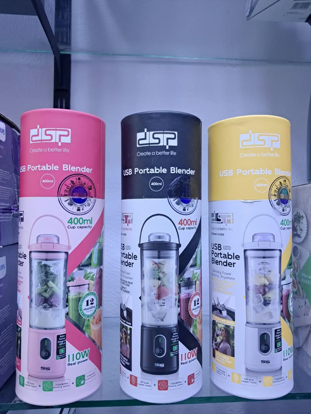 شیکر و شارژی قابل حمل ۴۰۰ میلیلیتری با درگاه USB مدل KJ2206 