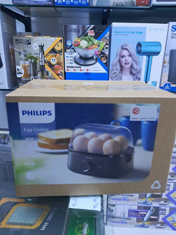 تخممرغ پز فیلیپس مدل سری ۳۰۰۰ ظرفیت ۶ عدد مشکی Philips 3000 Series Egg Cooker HD9170/90 