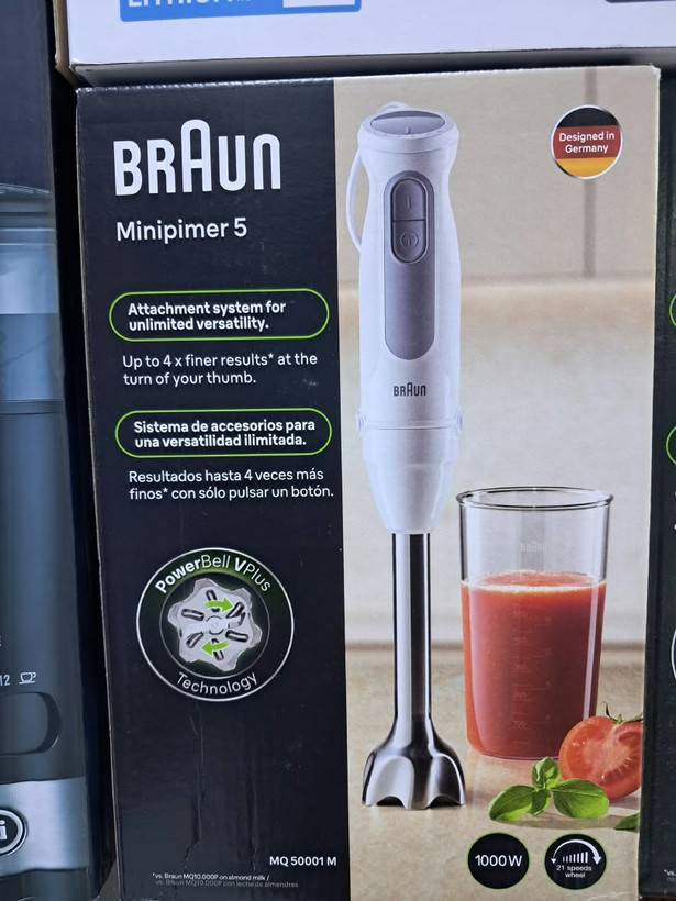 گوشتکوب برقی براون (Braun) سری ۵ مدل MQ 50001 M - قدرت ۱۰۰۰ وات