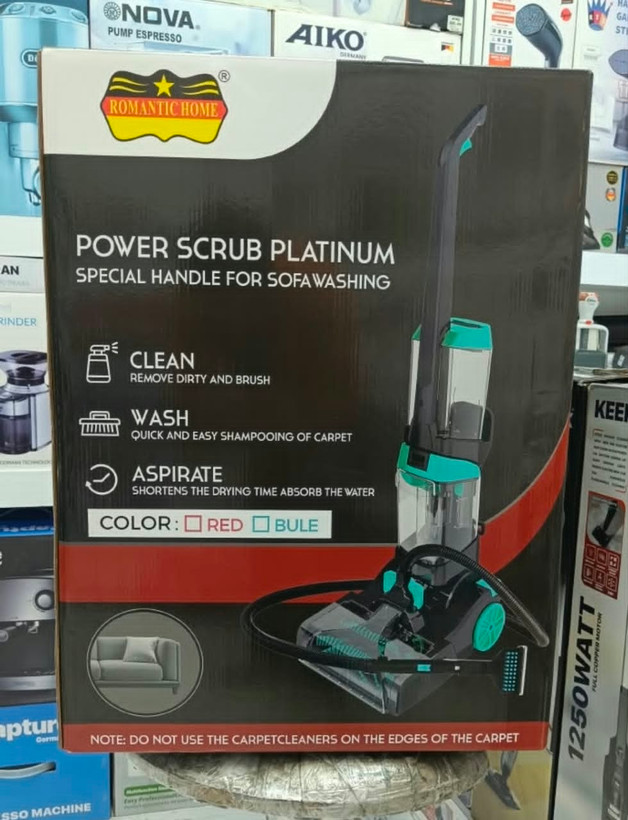 دستگاه فرششوی و مبلشوی رمانتیک هوم مدل Power Scrub Platinum