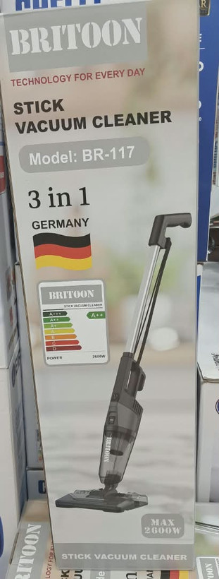 جاروبرقی سیمی عصایی بریتون (Britoon) مدل BR-117 سه کاره ۲۶۰۰ وات