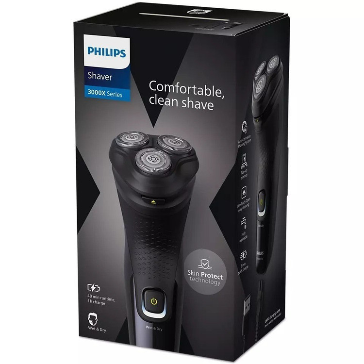 ماشین اصلاح فیلیپس مدل X3021 با تکنولوژی برش چرخشی و ضد آب